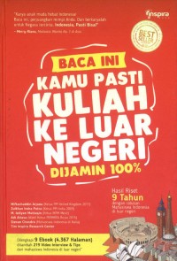 Baca Ini Kamu Pasti Kuliah Ke Luar Negeri Dijamin 100% + CD