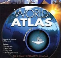 World Atlas Spinning Globe The Ultimate Interactive 3-D Atlas