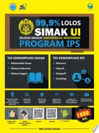 99,9% Lolos SIMAK UI (Seleksi Masuk Universitas Indonesia) Program IPS
