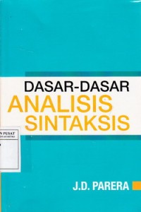 Dasar-Dasar Analisis Sintaksis